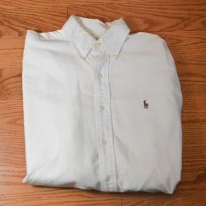 Polo Ralph Lauren White Button Down Shirt